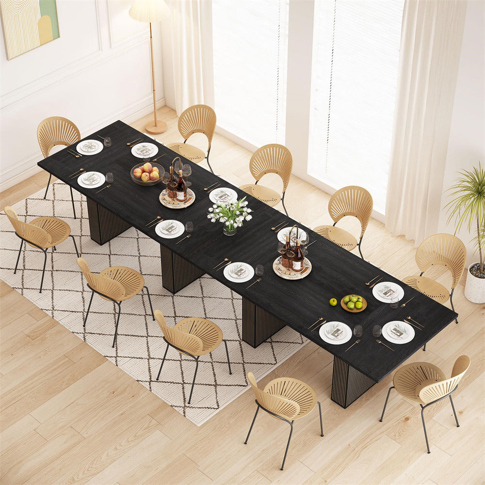 Black 78 Inch Dining Table