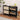 Black Modern Freestanding Shoe Cabinet Storage Entryway Shoe Rack with 2 Linen Doors