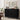 Black Modern Wooden Sideboard Storage Cabinet with 2 Sliding Doors and Handles