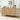 Natural Modern Wood Fluted Storage Cabinet Sideboard Buffet with 3 Doors