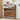 Walnut Farmhouse Wooden Shoe Cabinet with Metal Legs and 2 Flip Drawers