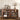 Walnut Modern Sideboard Storage Cabinet Coffee Bar Cabinet with Acrylic Doors