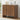 Walnut Modern Wood Storage Cabinet Sideboard with 2 Doors and Wave Panel